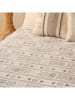 BELLA MAISON Bedsprei "Anchal" crème/zwart - (L)200 x (B)220 cm