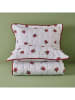 BELLA MAISON 3-delige bedspreiset "Jolly" rood/wit