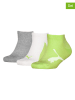 Puma 3er-Set: Socken in Grün/ Grau/ Weiß