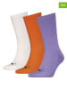 Puma 3er-Set: Socken in Lila/ Orange/ Weiß