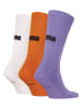Puma 3er-Set: Socken in Lila/ Orange/ Weiß