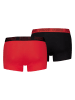 Puma 2er-Set: Boxershorts in Schwarz/ Orange