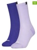 Puma 2er-Set: Socken in Lila/ Blau