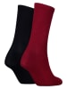 Puma 2er-Set: Socken in Bordeaux/ Schwarz
