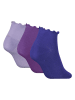 Puma 3er-Set: Socken in Lila/ Blau