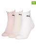 Puma 3er-Set: Socken in Rosa/ Weiß/ Beige