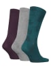 Puma 3er-Set: Socken in Bordeaux/ Grau/ Grün