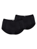 Puma Pełne figi high waist (2 pary) w kolorze czarnym