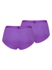 Puma Pełne figi high waist (2 pary) w kolorze fioletowym
