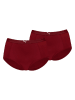 Puma Pełne figi high waist (2 pary) w kolorze bordowym