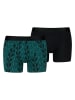 Puma 2er-Set: Boxershorts in Schwarz/ Grün