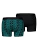 Puma 2er-Set: Boxershorts in Schwarz/ Grün
