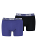 Puma 2er-Set: Boxershorts in Schwarz/ Blau