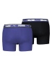 Puma 2er-Set: Boxershorts in Schwarz/ Blau