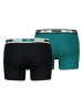 Puma 2er-Set: Boxershorts in Schwarz/ Grün