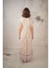 Lula Natura Kleid in Beige/ Orange