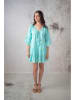 Lula Natura Jurk turquoise