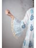 Lula Natura Jurk wit/blauw