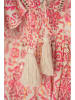Lula Natura Kleid in Creme/ Pink