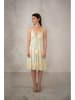 Lula Natura Kleid in Gelb/ Grün