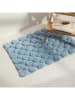 Homla Badematte "Bolle" in Hellblau - (L)50 x (B)80 cm