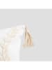 Homla Kissenhülle ''Sirda'' in Weiß/ Beige - (L)45 x (B)45 cm