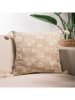 Homla Kussenhoes "Domis" beige - (L)45 x (B)45 cm