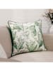 Homla Kussenhoes groen/wit - (L)45 x (B)45 cm