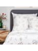 Homla Beddengoedset "Fern" wit/meerkleurig - (L)160 x (B)200 cm