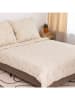 Homla Bettwäsche-Set "Rem" in Beige - (L)160 x (B)200 cm