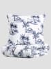 Homla Microvezel beddengoedset "Nakla" blauw/wit - (L)220 x (B)200 cm