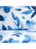 Homla Microvezel beddengoedset "Madog" blauw/wit - (L)140 x (B)200 cm