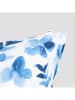 Homla Microvezel beddengoedset "Madog" blauw/wit - (L)140 x (B)200 cm