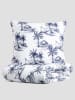 Homla Microvezel beddengoedset "Nakla" blauw/wit - (L)160 x (B)200 cm