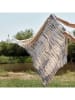 Homla Strandtuch "Plaja" in Grau/ Weiß - (L)175 x (B)95 cm