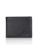 SPARWELL Leder-Geldbörse "Grayson 026" in Schwarz - (B)12,5 x (H)9,5 x (T)2,5 cm