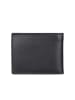 SPARWELL Leder-Geldbörse "Grayson 026" in Schwarz - (B)12,5 x (H)9,5 x (T)2,5 cm