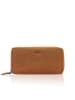 SPARWELL Leder-Geldbörse "Luella" in Hellbraun - (B)20 x (H)10,5 x (T)4 cm