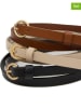 orsay 3-delige set: riemen lichtbruin/beige/zwart