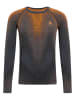 Odlo Funktionsunterhemd "Blackcomb Eco" in Orange/ Schwarz