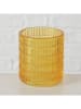 Boltze 4er-Set: Windlichter ''Structa'' in Bunt - (H)9 cm
