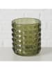 Boltze 4er-Set: Windlichter ''Structa'' in Bunt - (H)9 cm