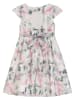 Danamade Kleid "Draja" in Creme/ Grün/ Rosa
