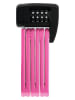 ABUS Zamek rowerowy "6055C/60" w kolorze różowym