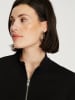 Cross Jeans Sweatjacke in Schwarz