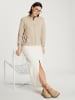 Cross Jeans Sweatjacke in Beige