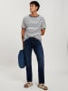 Cross Jeans Shirt wit/zwart