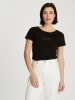 Cross Jeans Koszulka w kolorze czarnym