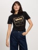 Cross Jeans Koszulka w kolorze czarnym