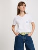 Cross Jeans Koszulka w kolorze białym
